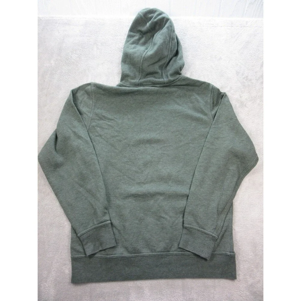 The North Face Hoodie Men's Large Green Pullover Sweatshirt Outdoors Long Slv